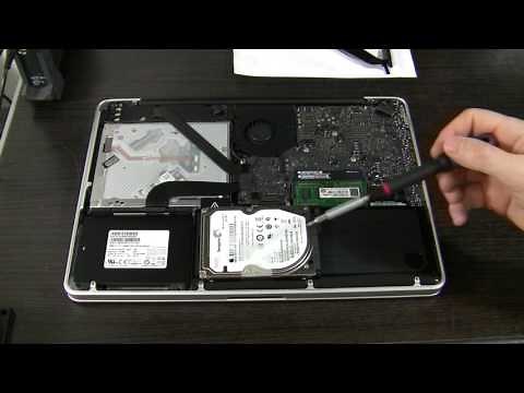 Fix Apple MacBook Pro A1278 Mid 2012 hard drive cable - flashing question mark folder, HDD missing