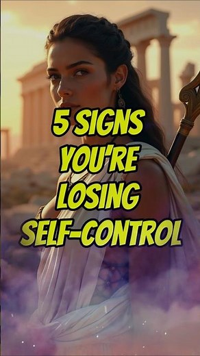 5 Signs You’re Losing Self Control