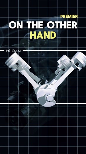 Inline Engine vs V-Engine #carslover #carslover