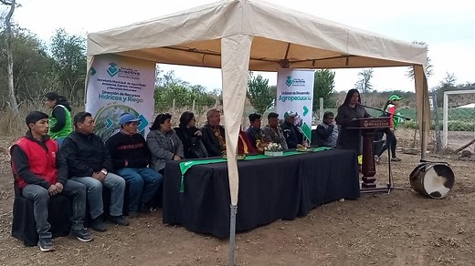 EN VIVO - ENTREGA DE RESERVORIO CON GEOMEMBRANA PARA USO DE RIEGO TECNIFICADO - COMUNIDAD TIMBOY TIGUASU APG | Gobierno Autónomo Municipal de Yacuiba