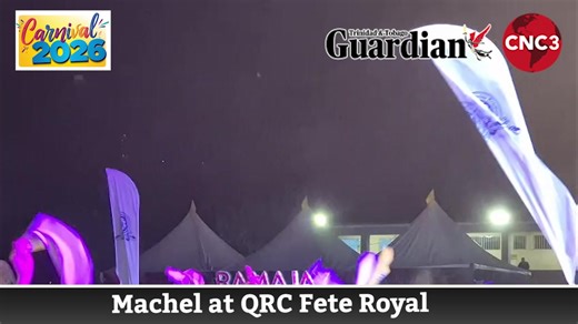 Machel Montano gave the crowd at QRC Fete Royal’s Ramajay 2026 a powerful performance, taking them down memory lane with some of his greatest hits, while ramping up the vibes with his new offerings for Carnival 2026. The event was held at the Queen’s Royal College Grounds on Saturday night. Video by MARLON TAYLOR | CNC3 Television, Trinidad and Tobago