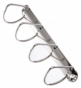 [Hot Item] Custom Metal File Fastener Binder Clips 4 Rings Mechanisms D Ring Binder Clip