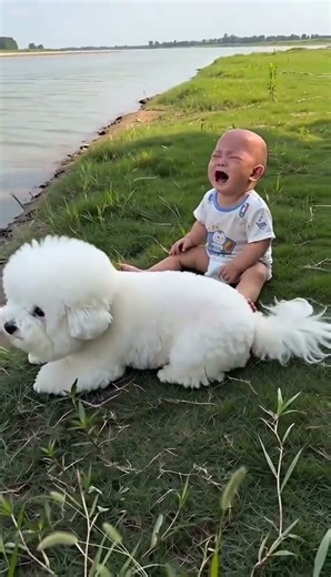 This dog is a genius with the ultimate babysitting skills!