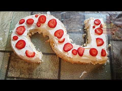 How to make a Number 2 cake without a cake mold | Number cakes