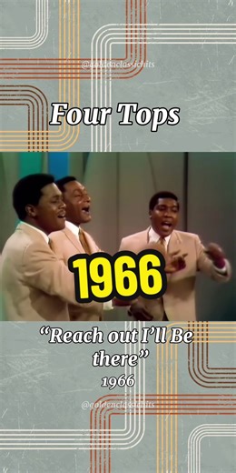 Four Tops - Reach Out I'll Be There Live Performance