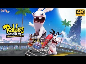 Rabbids Go Home | Full Movie Game | Wii 4K ‪@ZigZagGamerPT‬