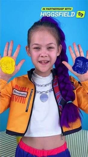 🌈 Rumi and Friends Teach Color Mixing! #shorts #learning
