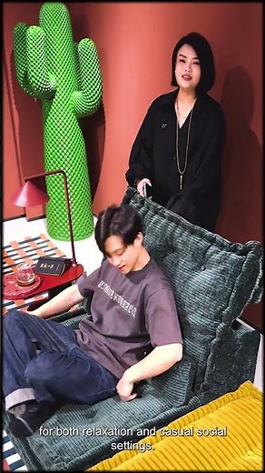 Compressed Lounge Chairs That Transform in Seconds – Space Saving Comfort! #interiordesign