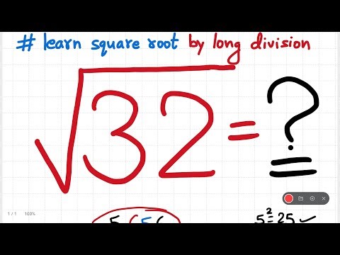 Square root of 32 | Understanding non perfect square roots | maths made easy | √32