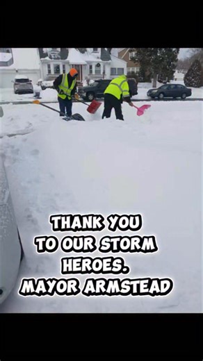 Huge shout-out to our DPW snowplow operators, road crews, Dept. of Public Property, all first responders: police & fire, OEM, dispatchers, utility workers, and Mayor’s Office staff who worked around the clock to keep our roads safe and our city running. Your dedication does not go unnoticed, thank you! #ThankYou #StormHeroes #LindenStrong | Derek Armstead Mayor of Linden