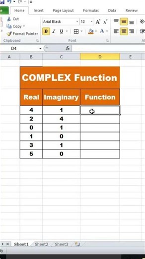 COMPLEX Function in Excel | Using i vs j for Imaginary Numbers