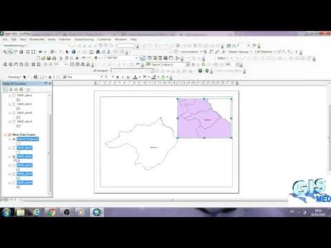 how to create Location map in ArcGIS