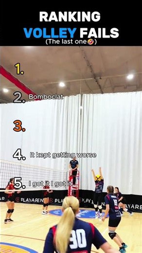 VOLLEYBALL FAILS 🏐😂#shorts