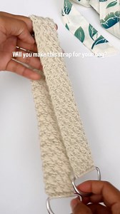 23K views · 273 reactions | Crochet bag strap using an old belt loops - Quick crochet tutorial #crochettutorial #crochetbag | KnitcroAddict | Facebook