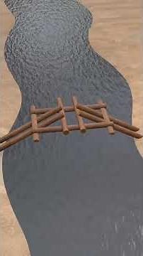 ​Wooden Bridge Building Evolution: From Simple Log to Sturdy Stacked-Beam Arch