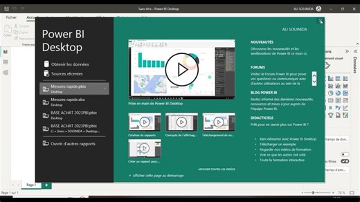 Création de tables de dates dans Power BI Desktop (Génération avec Power… | ali souinida