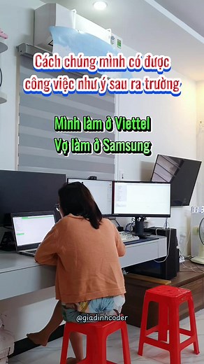 Ngày trước, chồng mình còn chẳng biết code, tới năm 3 ổng mới bắt đầu học tập chăm chỉ. Và rồi tới giờ đã đi làm được nhiều năm. Chẳng có gì là quá muộn, điều quan trọng là phải nghiêm túc với mục tiêu của mình. @Con Là Thị Mít Chia sẻ cách bọn mình đã từng học tập hồi sinh viên để khi ra trường có được công việc như mong muốn #xuhuong #learnontiktok #working #jobs #cntt #it #dev #sinhvien #laptrinh #motivation #ptit #giadinhcoder #CapCut