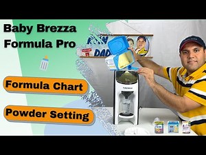 Baby Brezza Formula Chart - How to Find your Formula Setting (Baby Brezza Powder Setting)