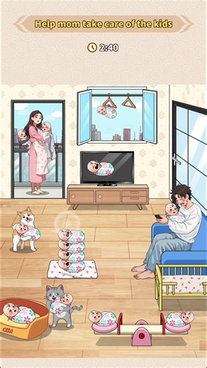 Brain puzzle tricky quest level 6 solution walkthrough (childcare)