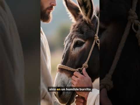¿Por qué Jesús eligió un BURRO y no un CABALLO? 🤯 #entradatriunfal