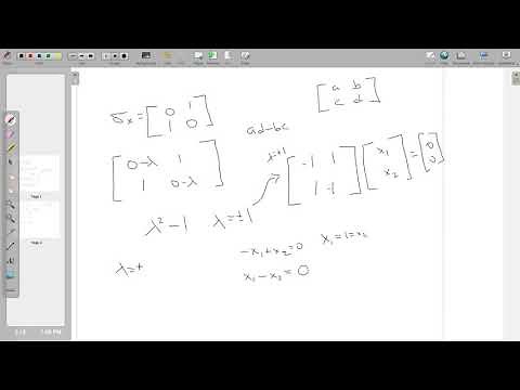 Intro To Quantum Computing 2: Eigenvalue/vectors of Pauli Gates and the Hadamard Gate