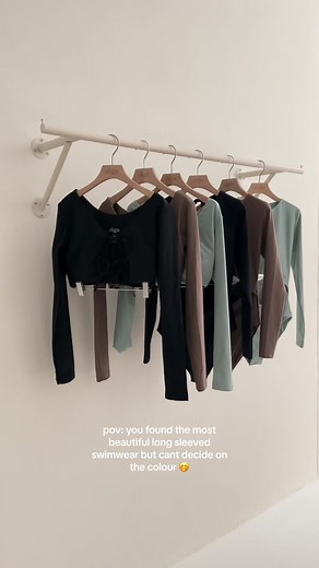 How can we ever pick 🥲 They are all so pretty!!! 🫶🏼 #longsleeveswimwear #alignswim #swimwear #sustainableswimwear #fyp