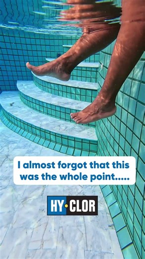 The whole point | Hy-Clor swimming pool thoughts.