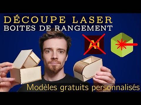 Découpe laser : Créer des boîtes simplement sur ce petit logiciel ! (sans Illustrator)