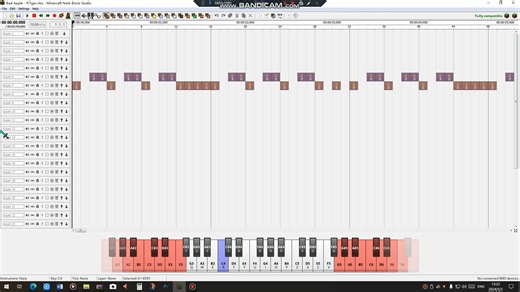 [Minecraft note block]Bad apple!!!