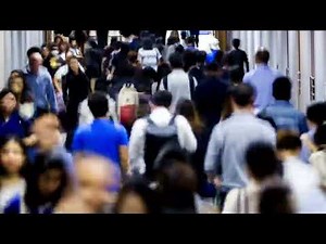 4K Timelapse People Walking |Busy City Crowd Stock Footage| [FREE DOWNLOAD]