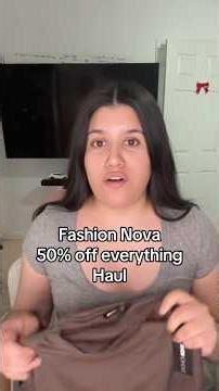 Fashion Nova Haul @FashionNova