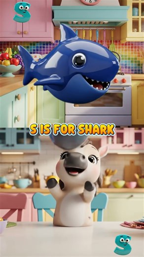 Magic Horse ABC Song 🐴 Q-Quillfish R-Rhino S-Shark T-Tiger | Animal Sounds for Kids