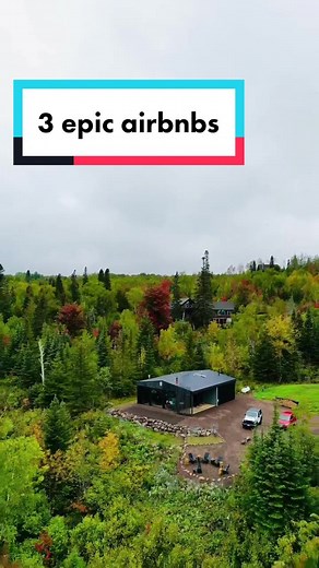 Lake Superior’s North Shore is a pretty amazing place by itself. But if you want to make your trip up north even better, stay at one of these three unique rental properties. 1. @live.klarhet is located in the heart of Lutsen and has four stunning geodomes. Fall asleep under the stars, wake up to a sunrise over Lake Superior and hang out with goats and chickens in the organic food forest. And it’s all just steps from some of the best State Parks, hikes, beaches and even @lutsenmountains. Inside e