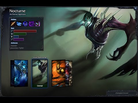 Void Nocturne Skin Spotlight Gameplay 1080p HD League Of Legends