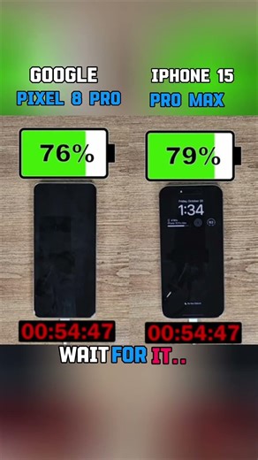 Google Pixel 8 Pro VS iPhone 15 Pro Max Charging SPEED Test