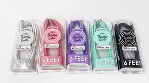 Powertek Twizzler 6ft White Premium Lightning to USB Charger Cable