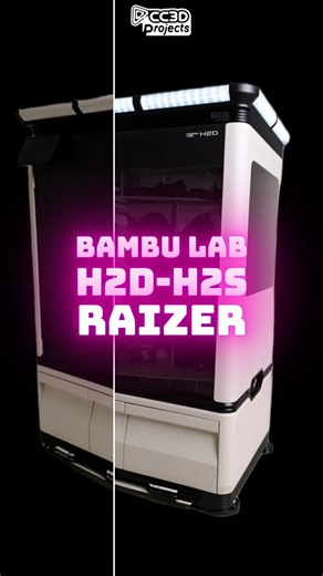 Got a Bambu Lab H2D/H2S? This little upgrade makes filament feeding way smoother — especially for TPU 😄 Plus it keeps your setup tidy and even adds LED lighting ✨ If you print flexible materials or use heavier spools… This one really makes a difference ✅ visit my site for more info www.cc3dprojects.com #bambulab #bambulabh2d #bambulabh2s #3dprinting #3dprintermods #tpufilament #makerlife #3dprintingcommunity #spoolholder #raizer #3dprint | CC3DProjects