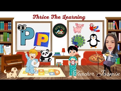 Letter Pp | Phonics | CV Blends | pa pe pi po pu