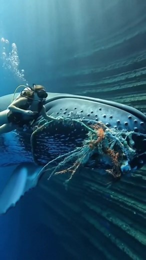 2.3K views · 32 reactions | Peace under the blue ocean 錄 #UnderwaterAdventure #WhaleLover #UnderwaterWorld #MarineLife #RelaxingVideo #NatureRelax #PeacefulMoments #DivingLife #NatureLover #DeepBlueSea #ScubaDiving #OceanLife | Pamela Boyer | Facebook