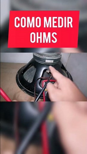 How to Measure Speaker Ohms with a Multimeter