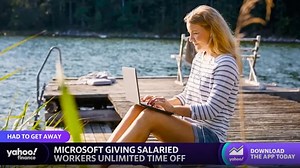 Microsoft offers salaried workers unlimited time off
