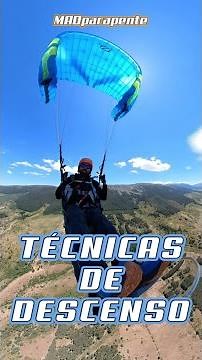 Técnicas de descenso básicas en parapente