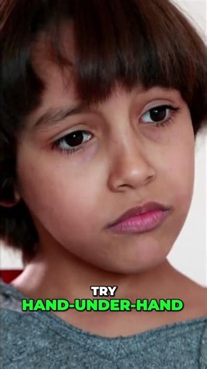 Gentle Guidance: The Hand-Under-Hand Technique Explained! #shorts