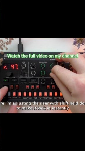 FULL VIDEO ON MY CHANNEL #roland #synth #bronskibeat