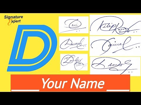 ✔️D Letter Signature Style | Signature Style Of My Name | How To Create My Own Signature