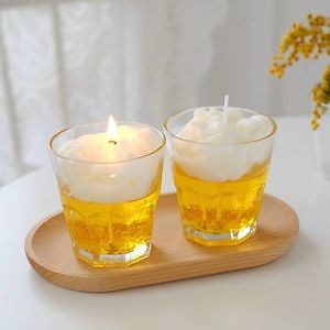 [Hot Item] Bestseller Beer Glass Scented Candle Creative Fragrance Interior Decoration 100% Natural Soy Wax