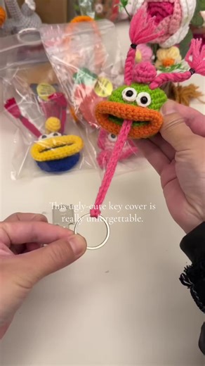 Unique Handmade Ugly-Cute Key Cover