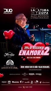 Aprovecha 20% de descuento en esta semana de los enamorados Dúo producciones!! @fansdestacados Noticiero Acción 10 Eventos conciertos y más Almacenes Tropigas Nicaragua Banpro Nicaragua Radio Corporacion Radio Tigre Nicaragua 93.9 fm La Nueva Radio Ya El Cotilleo Canal 6 Nicaragua conciertos en Nicaragua Multicentro Esteli | Eventos conciertos y más