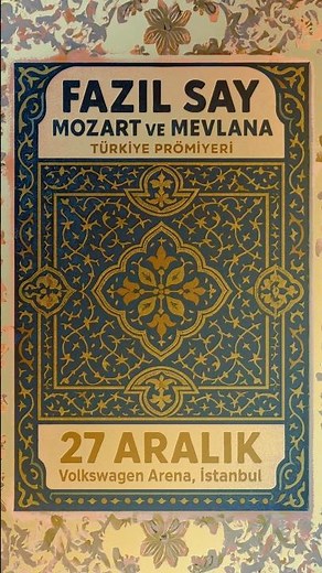 “Mozart ve Mevlana” Türkiye Prömiyeri