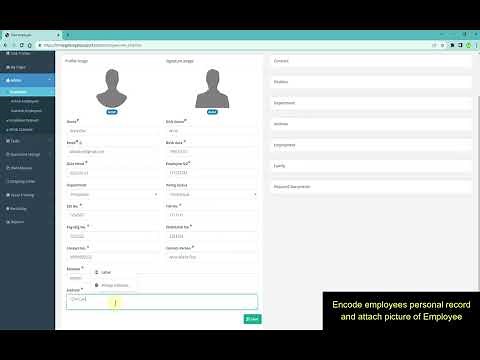 How to Add New Employee in HRMS